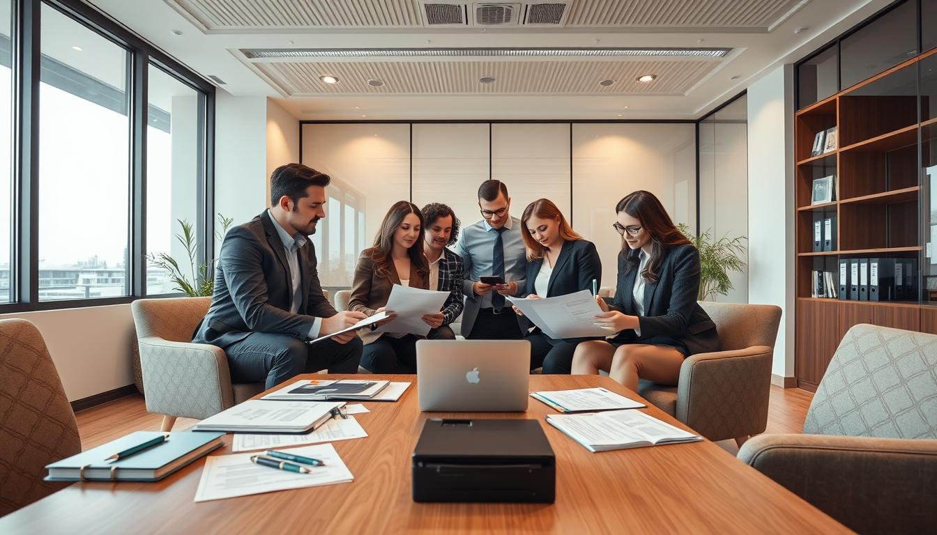 Family elder care planning discussion